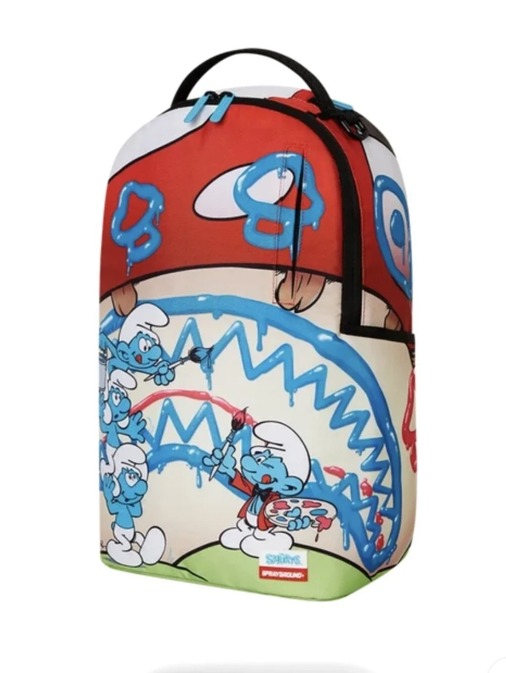 Sprayground Smurfs Art Party Backpack
